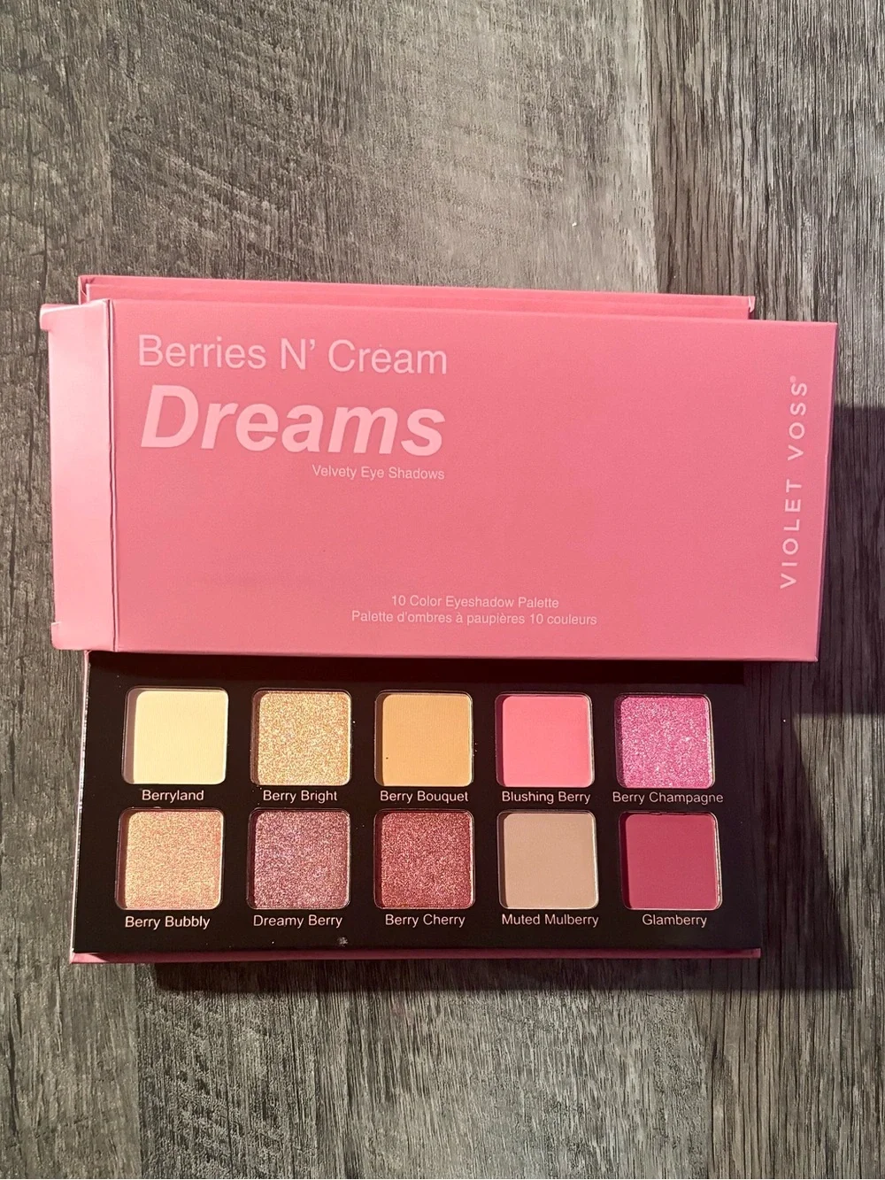Violet Voss Berries N Cream Dreams Eyeshadow Palette NEW